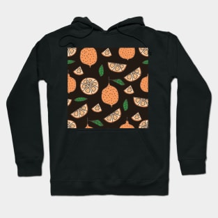 Minimal Colorful Fruit Pattern Hoodie